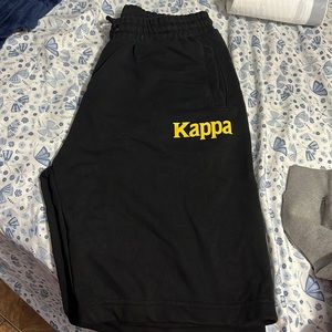 black shorts